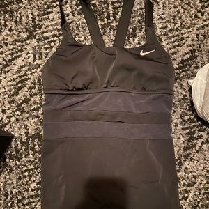 Black Nike swimsuit top